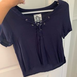 Soft navy tee